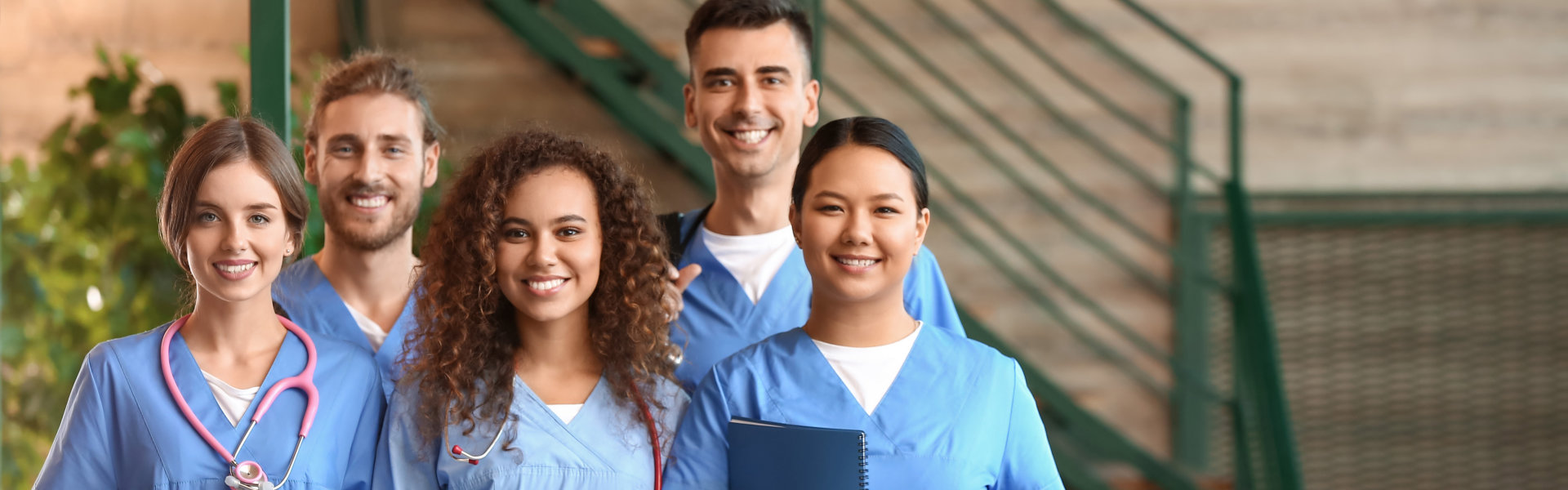 group of people smiling