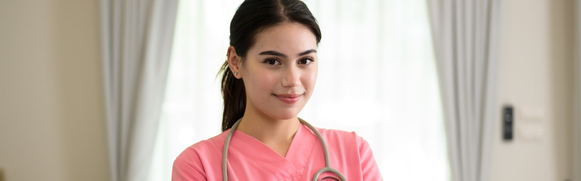 woman smiling